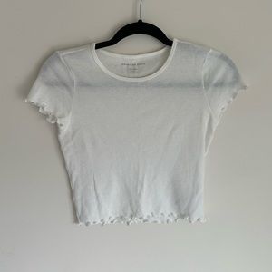 AMERICAN EAGLE Frilly Crop Top